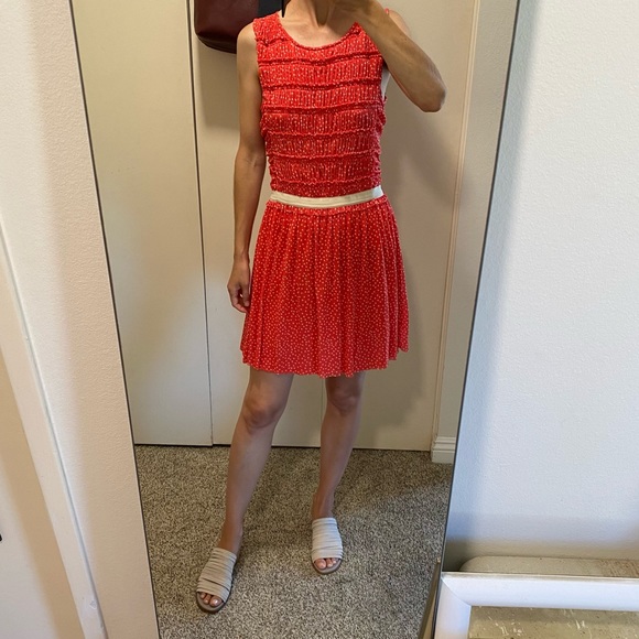 Anthropologie Polka Dot Tank Dress - Picture 10 of 12